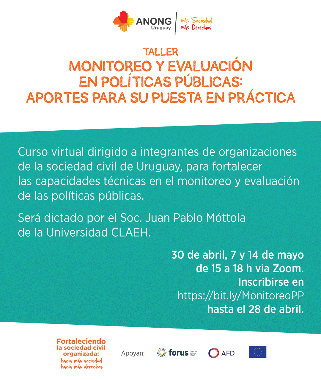 Curso Virtual Seguimiento Evaluación Y Exigibilidad De Las Políticas Públicas • Anong 7095